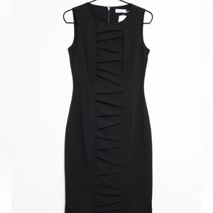Calvin Klein Women’s Dress - Vintage Shift Dress - Formal Black Dress
